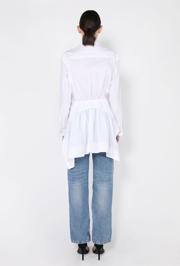 Alaïa Fluted Peplum Shirt - 5