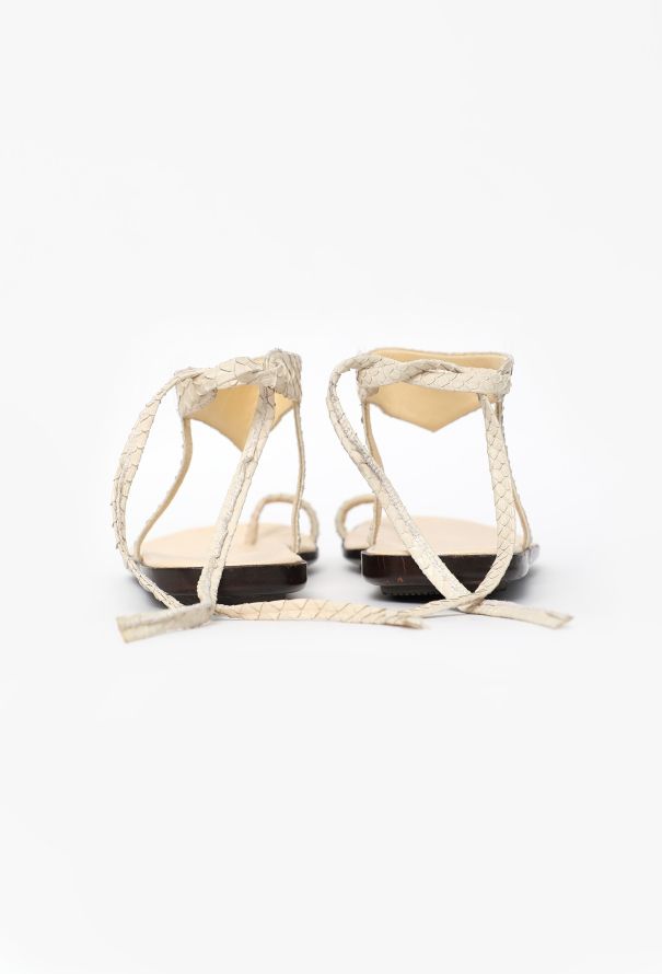 Helmut Lang Python Wrap Sandals, S/S 2001 - 5