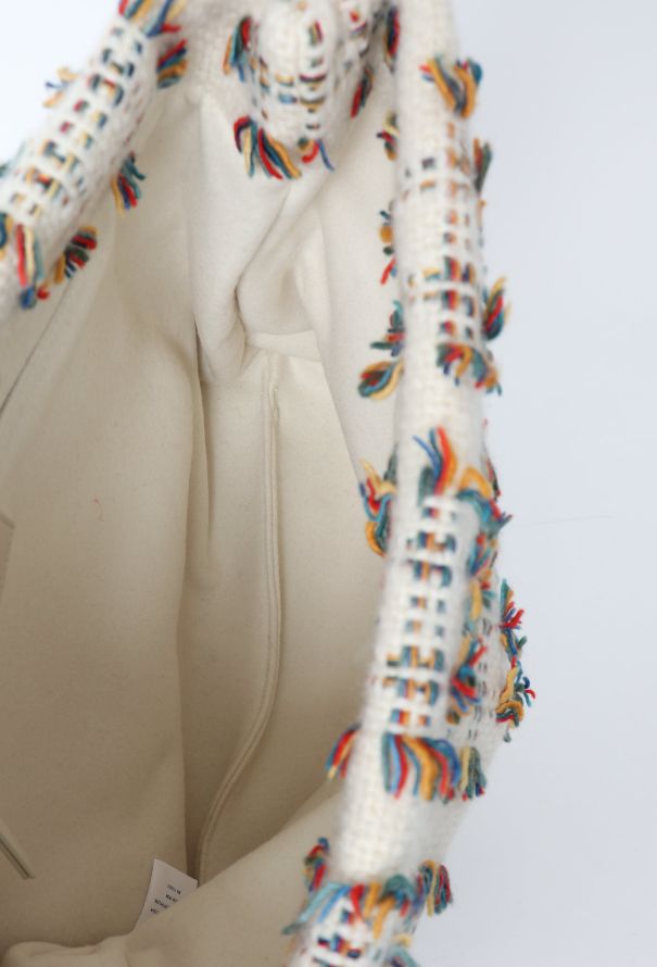 Gabriela Hearst Phoebe Fold-Over Cashmere Clutch - 12