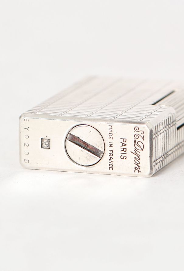 S.T. Dupont 1969 Silver Wickerwork Lighter - 6 S.T. Dupont 1969 Silver Wickerwork Lighter - 6