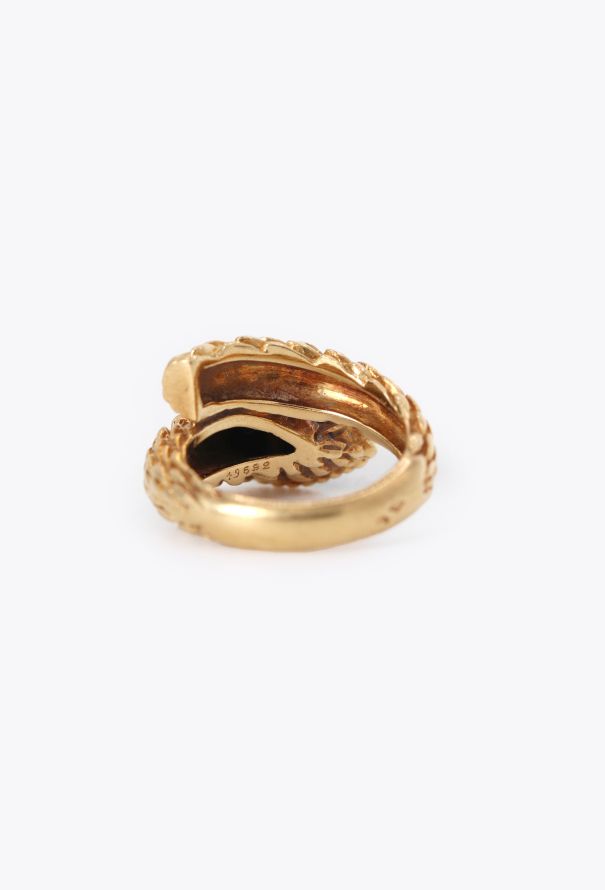Boucheron 18k Yellow Gold & Tiger's Eye Serpent Bohème Ring - 5 Boucheron 18k Yellow Gold & Tiger's Eye Serpent Bohème Ring - 5