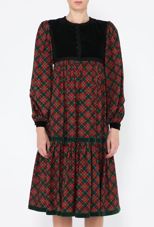 Saint Laurent Russian Velvet Dress, F/W 1977 - 3