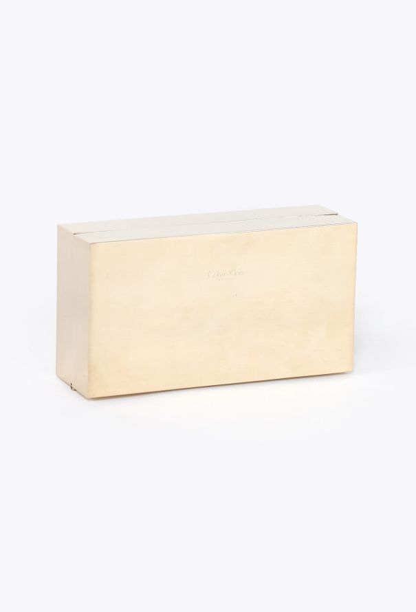 Calvin Klein Vintage Metal Box Clutch - 2