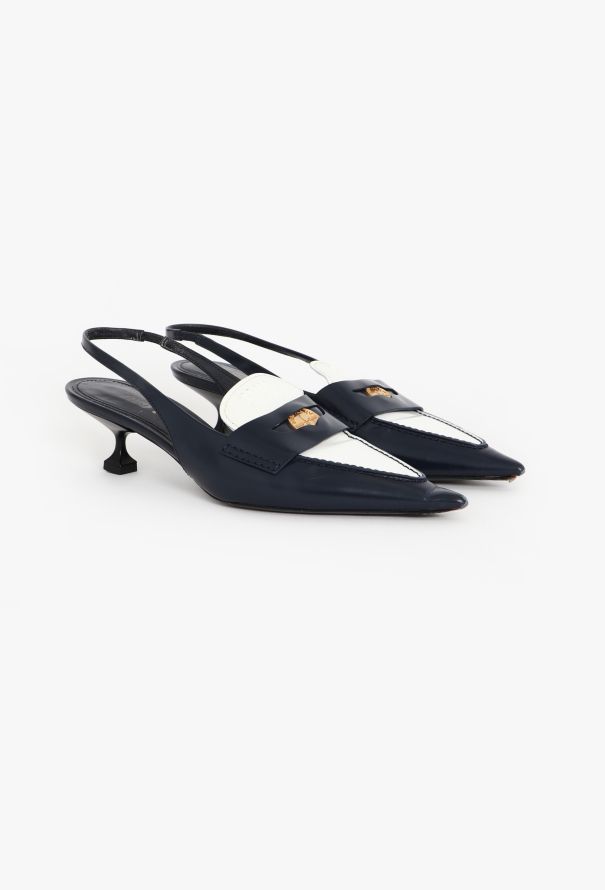 Miu Miu S/S 2022 Penny Slingback Kitten Heels - 1