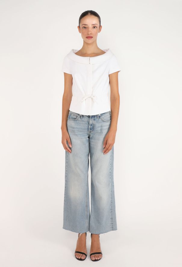 Dior Boatneck Drawstring Top - 3