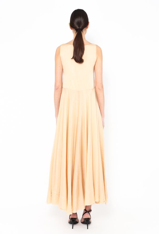 The Row Charmeuse Scoop-Neck Dress - 4 The Row Charmeuse Scoop-Neck Dress - 4