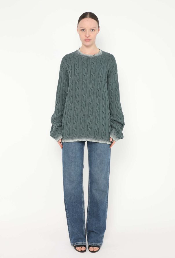 Miu Miu S/S 2022 Cable-Knit Sweater - 4