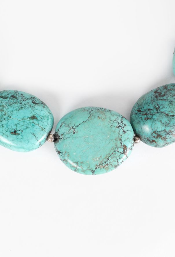World Treasures Authentic Turquoise & Silver Necklace - 5