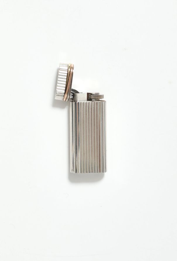 Cartier Silver Plated Trio Band Lighter - 1
