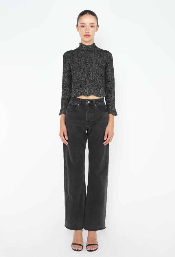 Balenciaga Iridescent High-Neck Top - 3