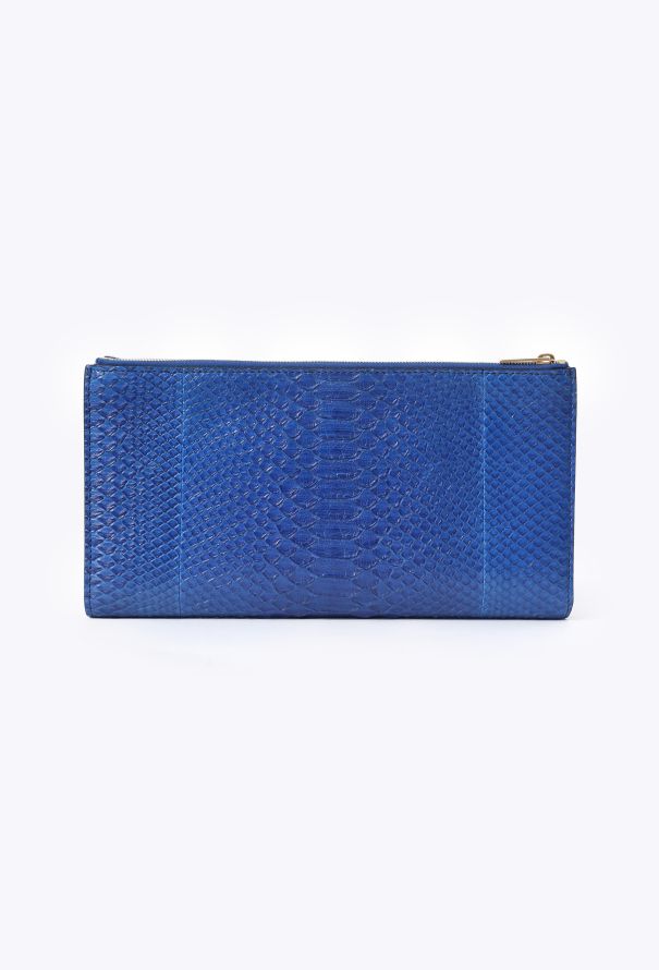 Céline Python Triple Zip Clutch - 4
