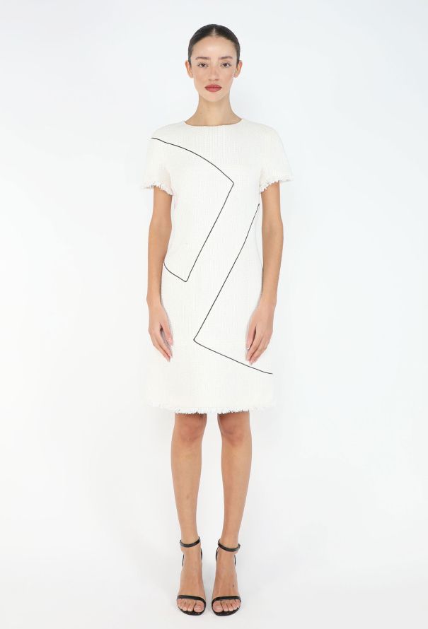 Chanel S/S 2012 Geometric Tweed Dress - 4