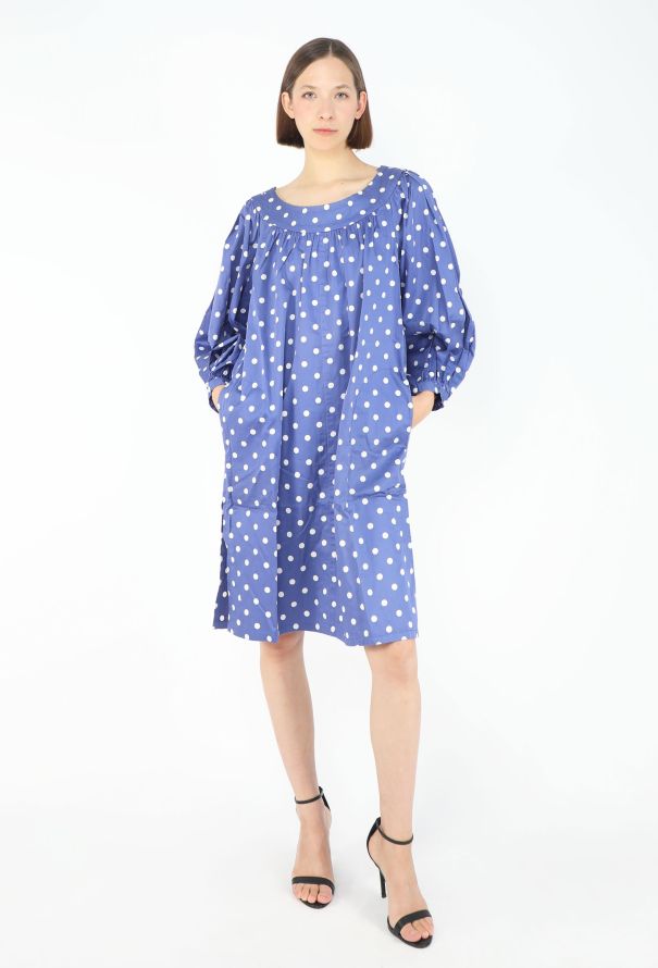 Saint Laurent '80s Boat-Neck Cotton Dress - 4