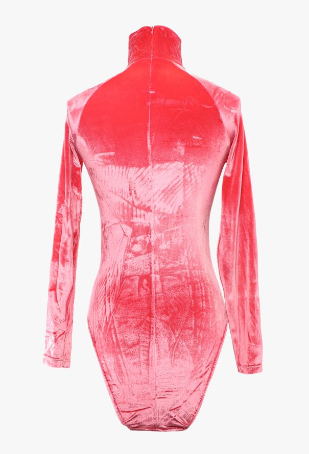Gucci 1994 Crushed Velvet Bodysuit Ensemble - 6