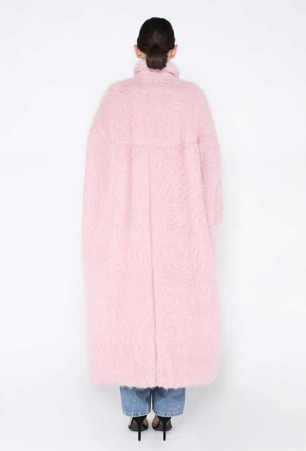 Dries Van Noten F/W 2024 Brushed Mohair Cocoon Coat - 7
