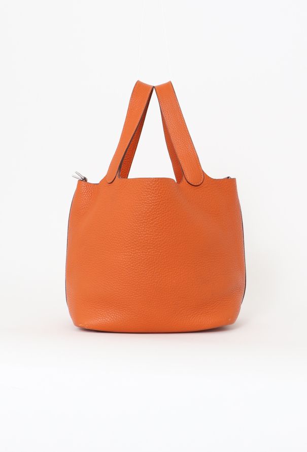 Hermès Orange Clémence Picotin 22 - 5 Hermès Orange Clémence Picotin 22 - 5