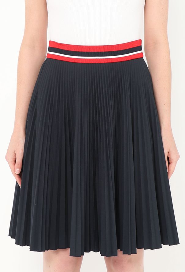 Prada 2014 Striped Pleated Skirt - 2 Prada 2014 Striped Pleated Skirt - 2