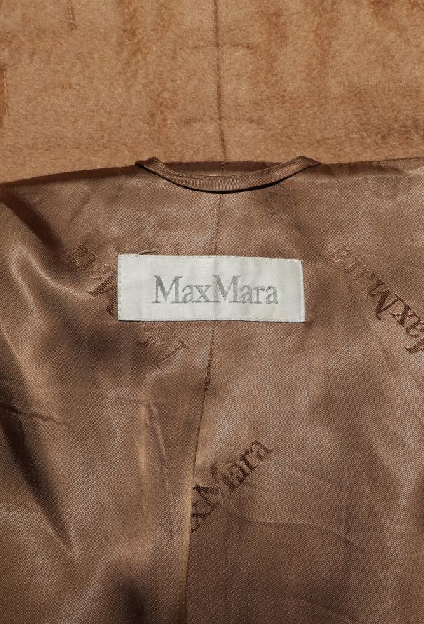Max Mara Belted Camel Coat - 6