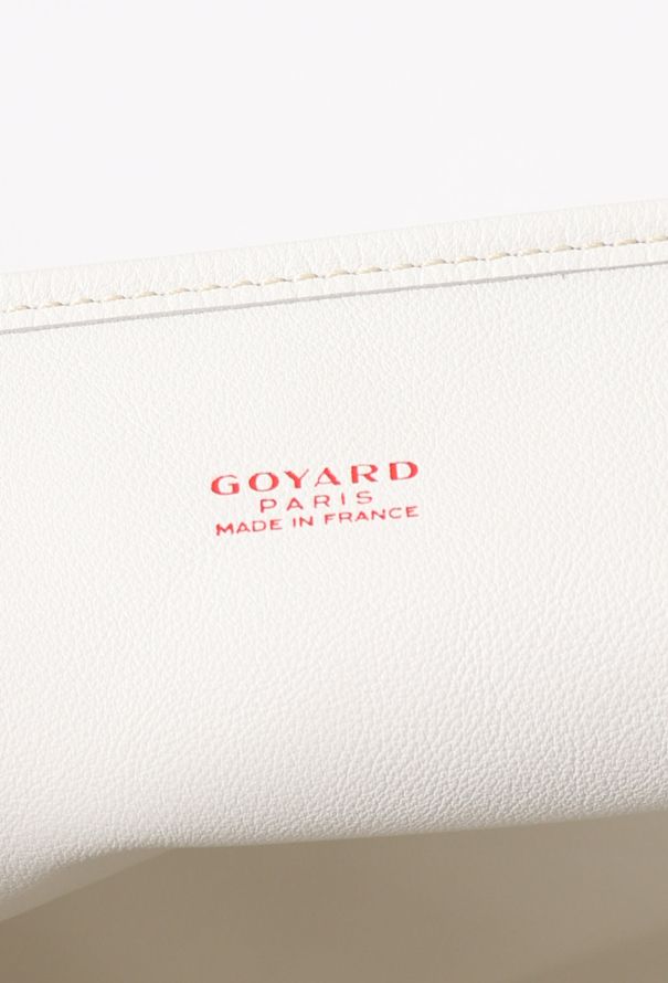 Goyard Saint Louis PM Tote Bag White Goyardine canvas - 13
