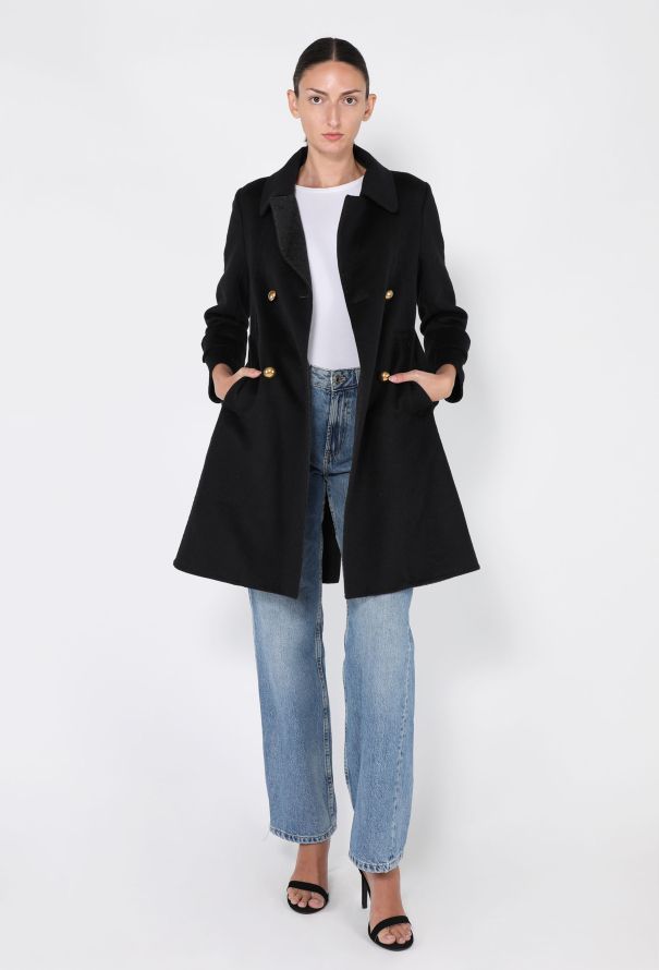 Louis Vuitton Felted Wool Peacoat - 5