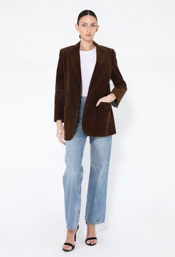 Céline F/W 2019 Tailored Corduroy Blazer - 5
