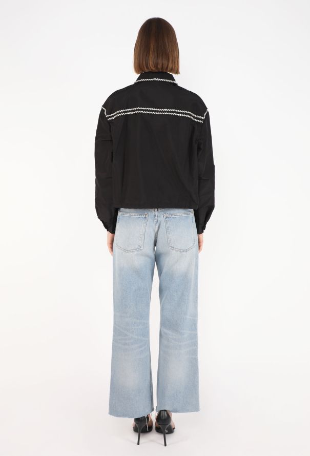 Prada Embellished Trim Bomber Jacket, 2015 - 6