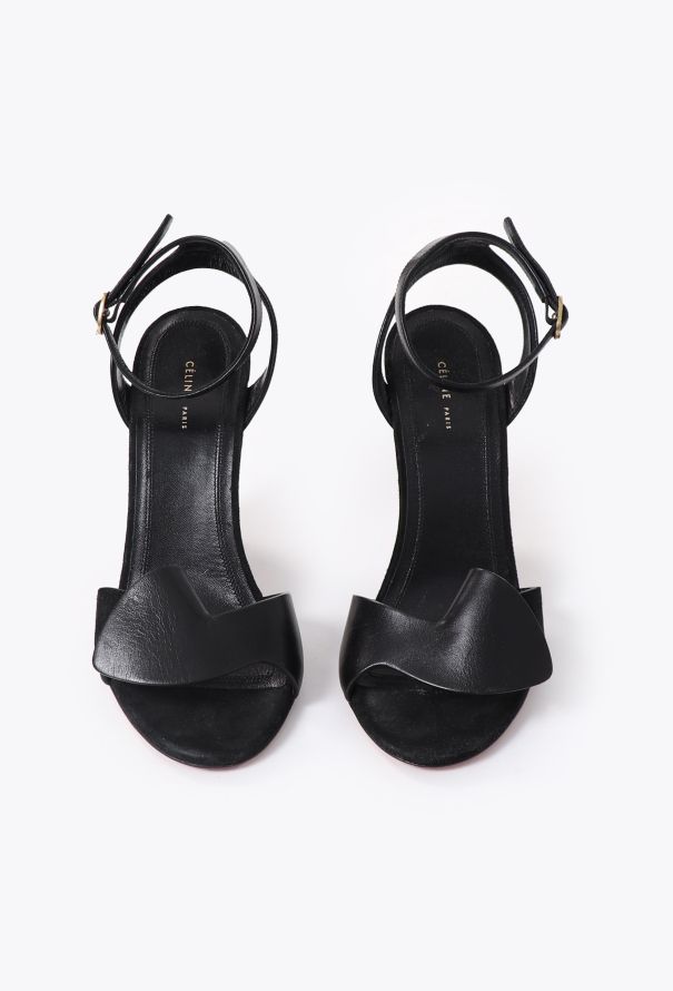 Céline Pre-Fall 2016 Suede Twist Sandals - 4