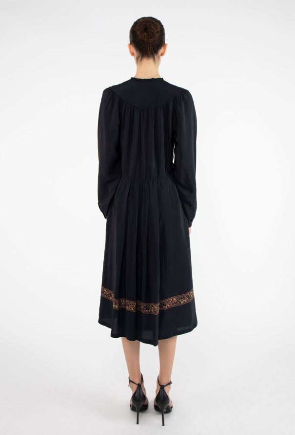 '70s Floral Printed Tunic Dress - 4