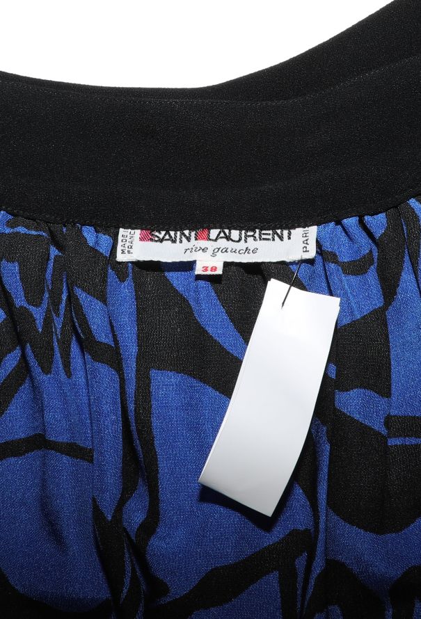 Saint Laurent CAMPAIGN S/S 1984 Graphic Tunic Dress - 6