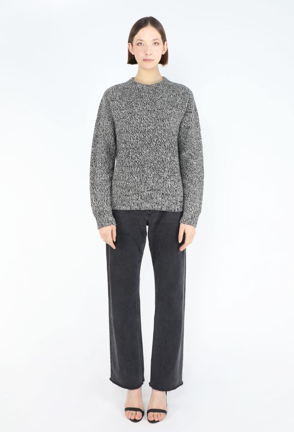 Céline Bicolor Cashmere Knit Sweater - 2