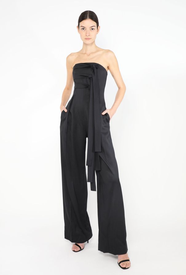 Loewe 2022 Bustier Bow Jumpsuit - 1