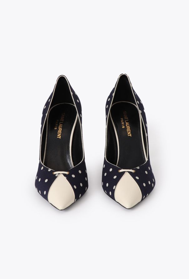 F/W 2020 Lola Polka Dot Pumps - Saint Laurent | Authentic