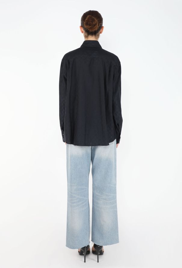 Gucci 1998 Monogram Cotton Shirt - 5