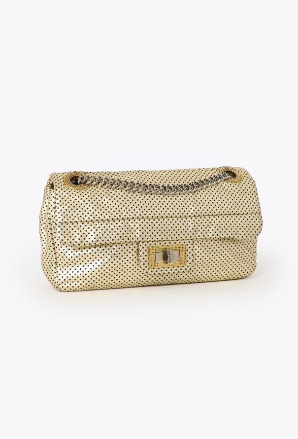 Chanel Perforated Metallic Gold 2.55 - 3