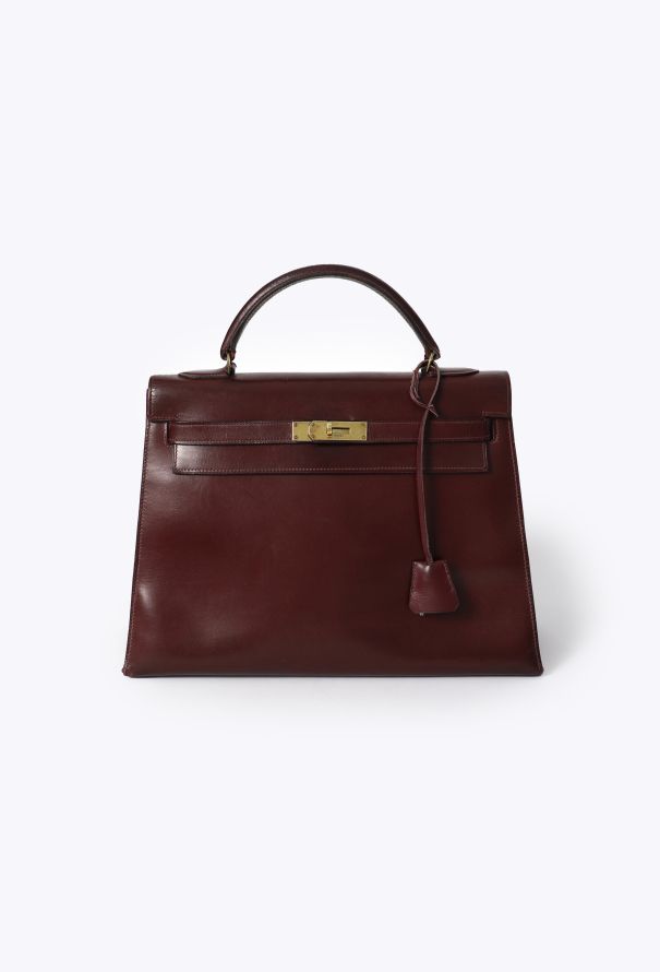 Hermès Vintage 1954 Rouge H Box Kelly Sellier 32 - 1