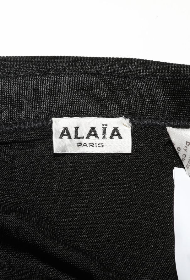 Alaïa STUNNING F/W 1986 Ruched Bodycon Gown - 7