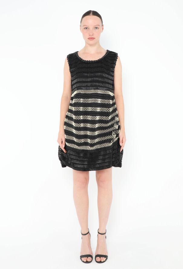 Chanel ICONIC S/S 1994 Vinyl Balloon Dress - 4