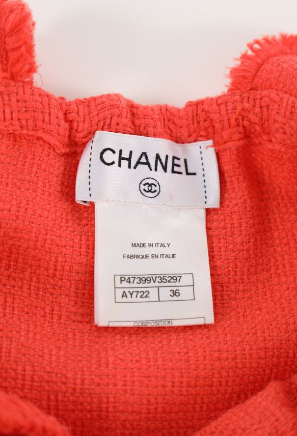 Chanel 2014 Tweed 'CC' Trim Dress - 6