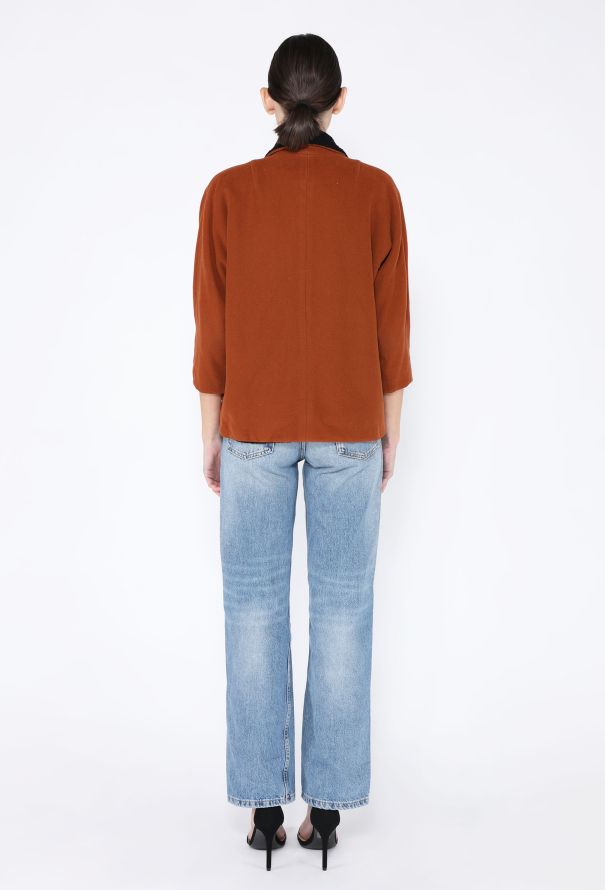 1920s Wool Twill Rounded Jacket - 4