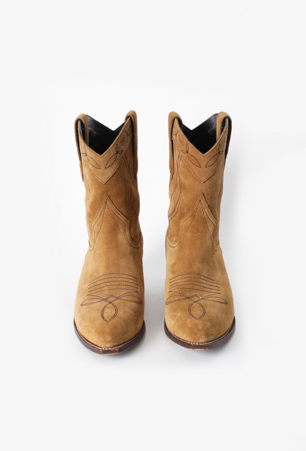 Céline 2021 Santiag Suede Cowboy Boots - 3 Céline 2021 Santiag Suede Cowboy Boots - 3