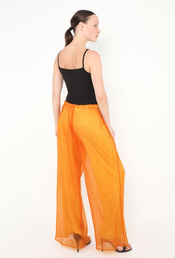 Etro Pleated Mesh Overlay Trousers - 4