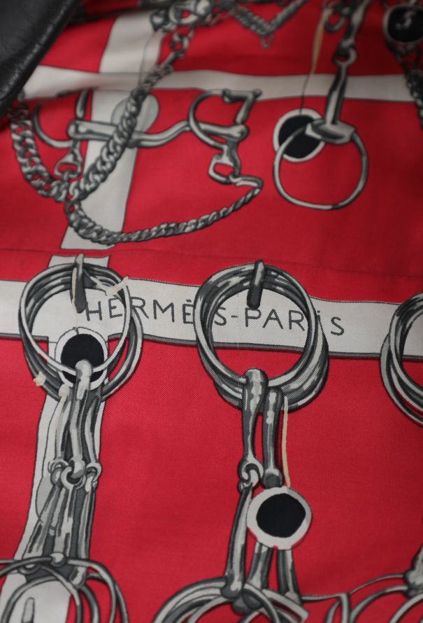 Hermès Vintage Leather Trench Coat - 7