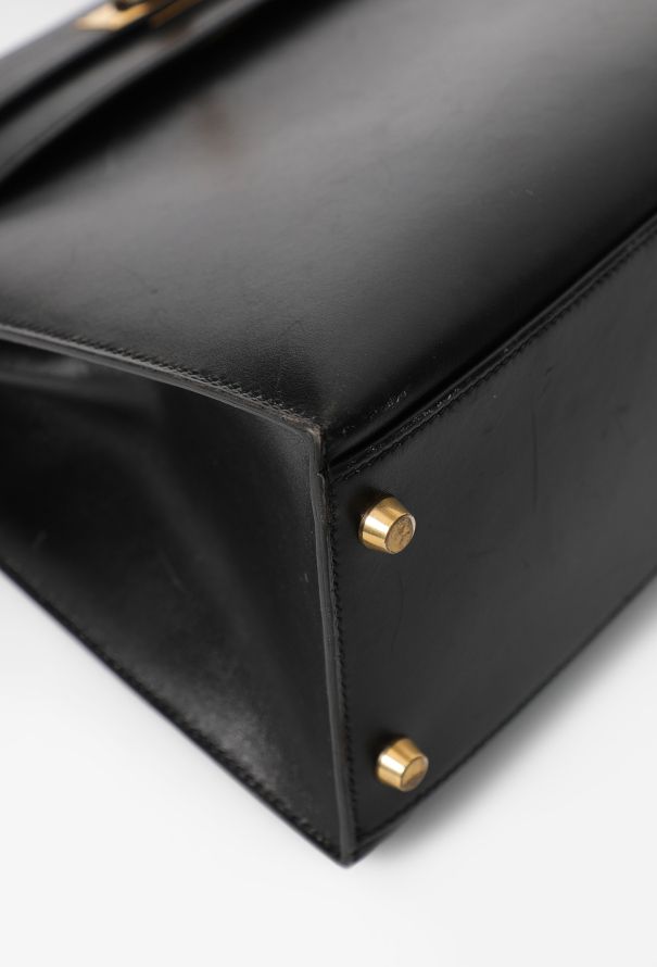 Hermès Vintage Black Box Kelly Sellier 32, 1971 - 9