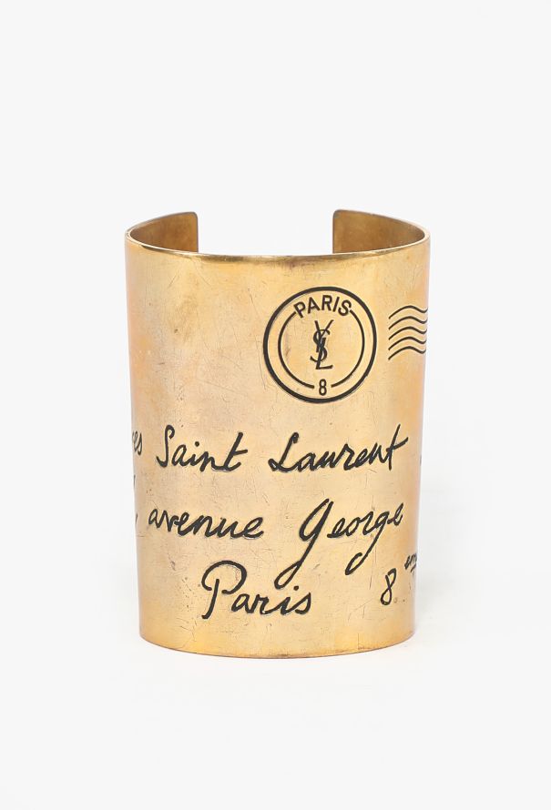 Saint Laurent 2008 'Postcard From Paris' Cuff - 1