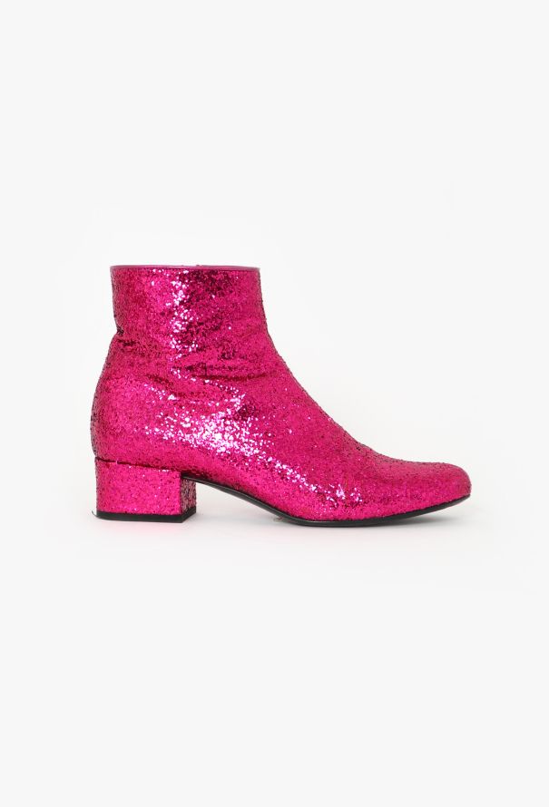 Saint Laurent F/W 2014 Glitter Ankle Boots - 1