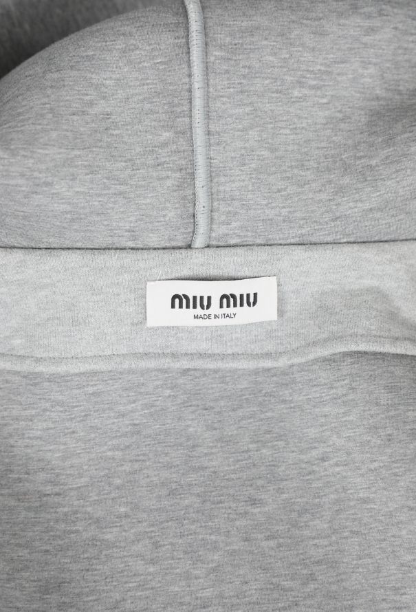 Miu Miu Padded Zip-Up Hoodie, F/W 2023 - 8