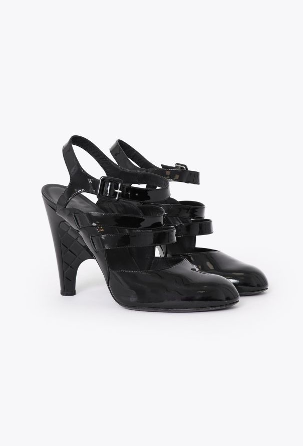 Chanel 2007 Patent Leather Quilted Heels - 2 Chanel 2007 Patent Leather Quilted Heels - 2
