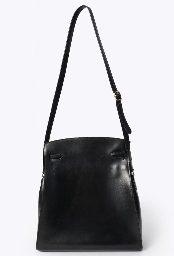 Hermès Rare Vintage Black Box Kelly Sport GM - 4