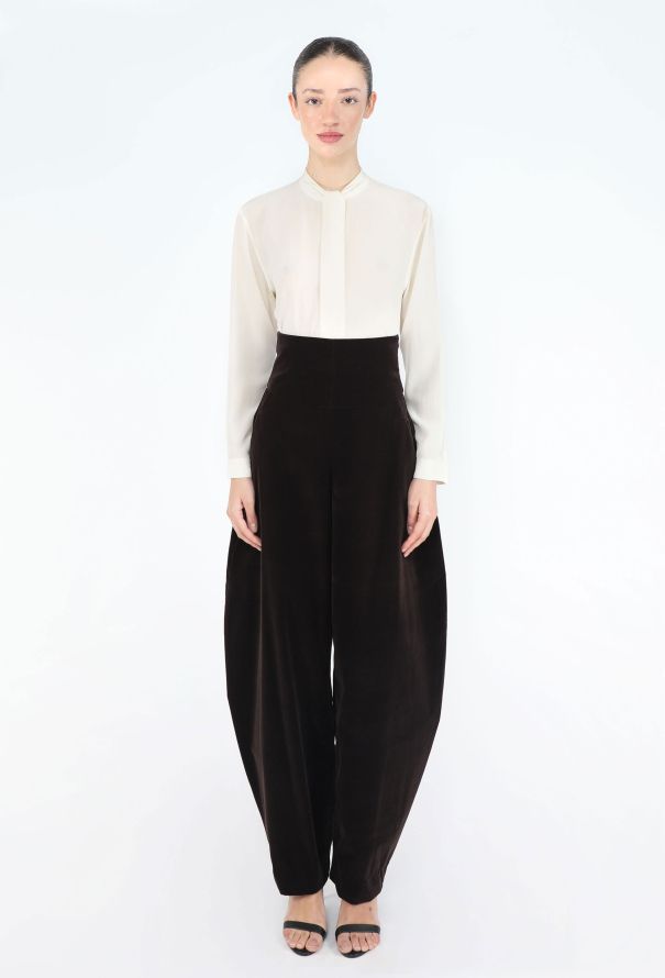 Saint Laurent F/W 2008 Velvet Jodhpur Pants - 3