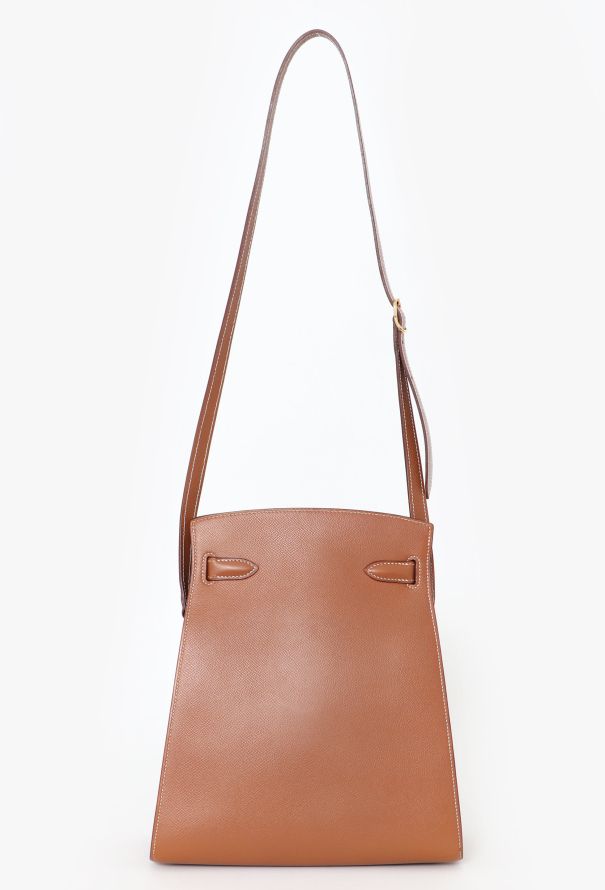 Hermès '90s Gold Smooth Grain Calf Kelly Sport MM - 3